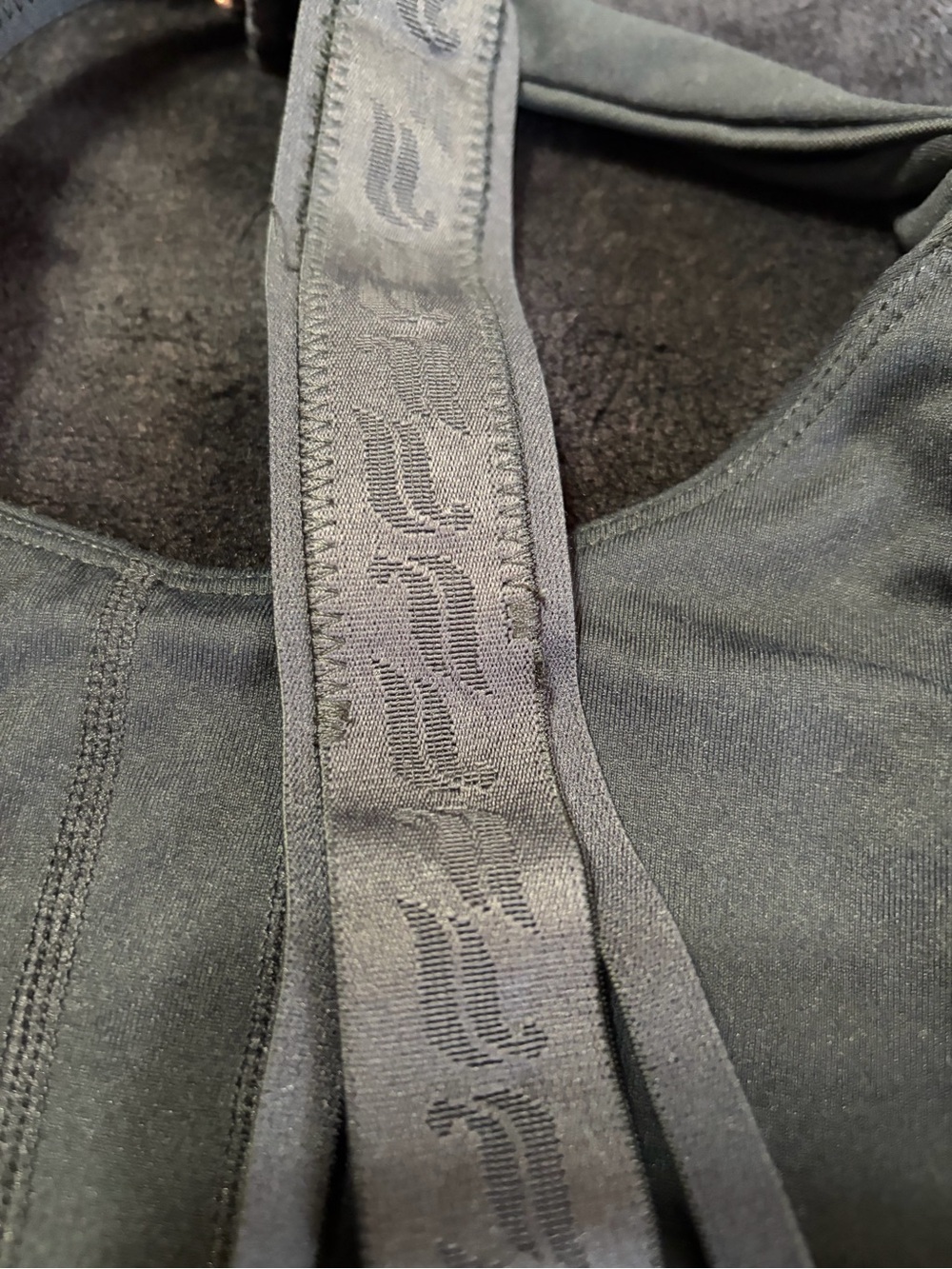 Fabletics Black Racerback Sports Bra - Picture 3 of 3